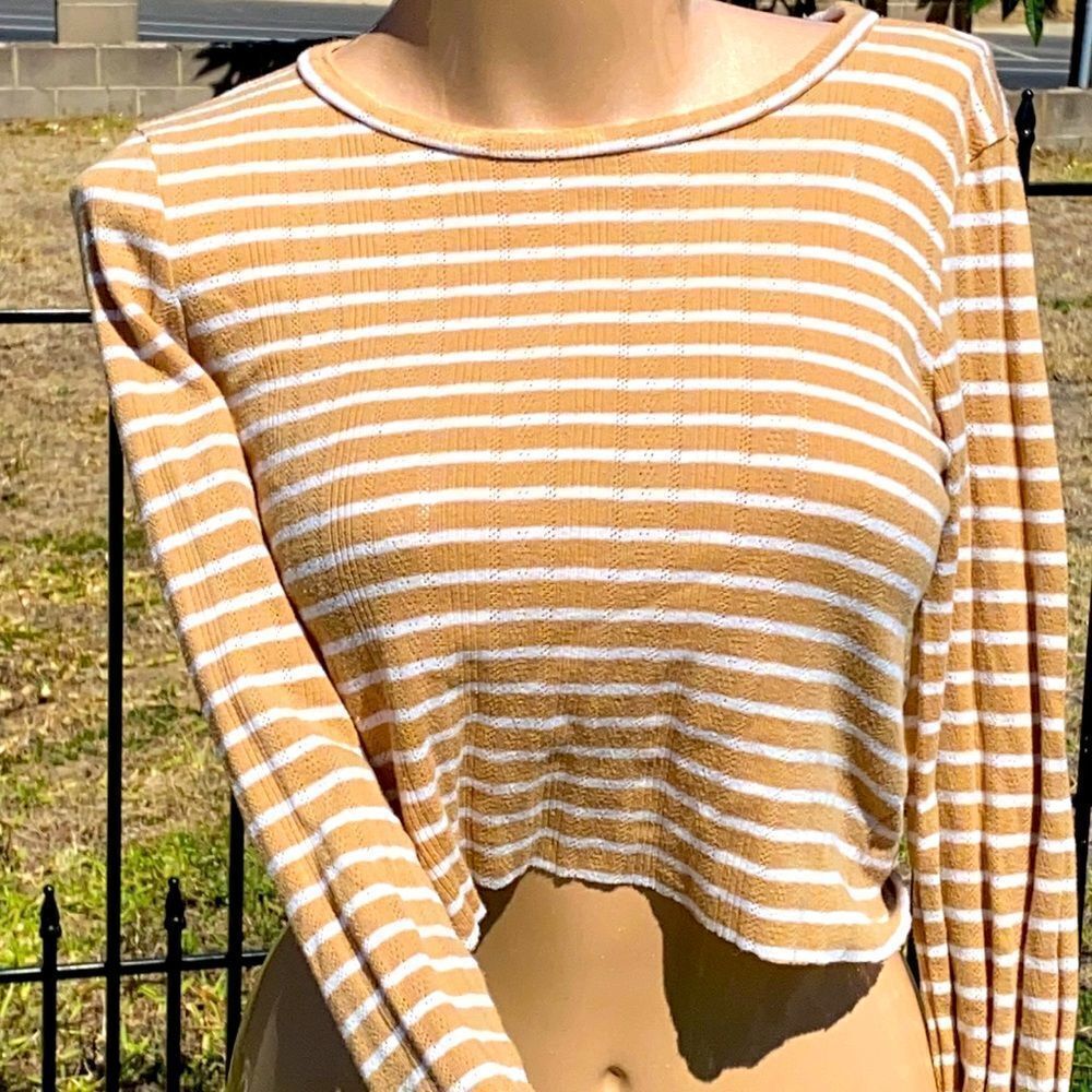 American Eagle long sleeve crop tee